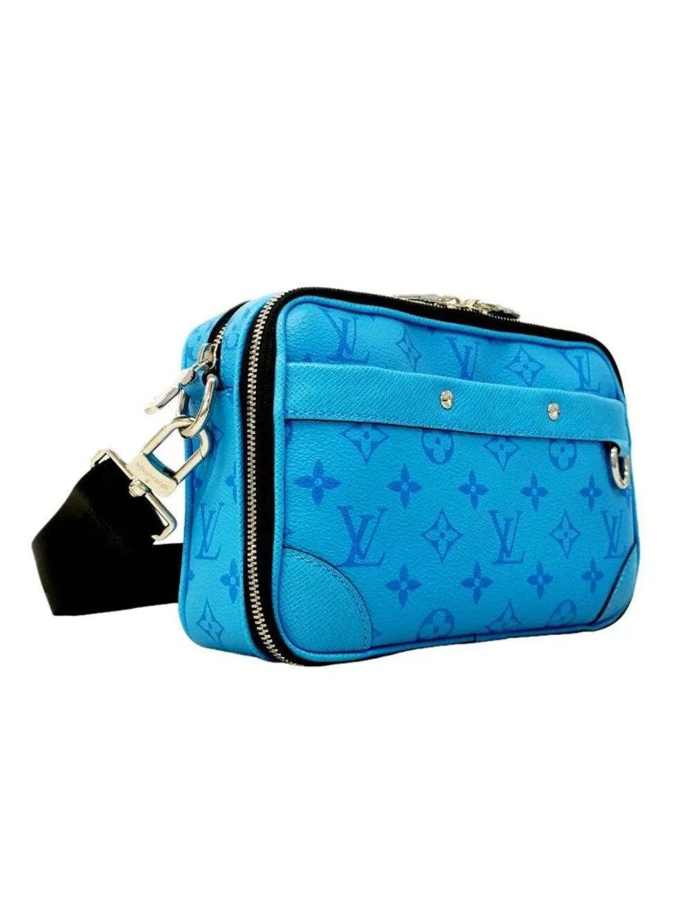 Louis Vuitton Shoulder Bag Taigarama Blue